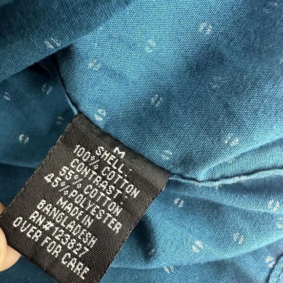 tranquility mayhem blue Long sleeve shirt size M - Picture 5 of 7